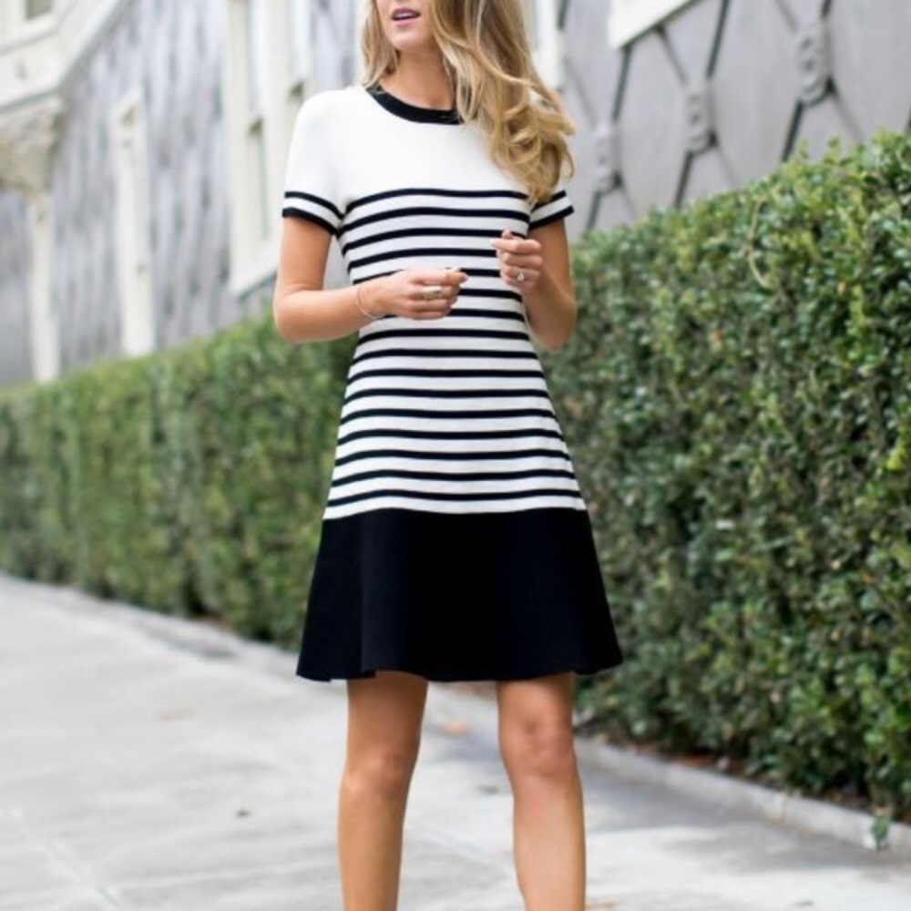 Kate Spade Stripe Scuba Knit Dress